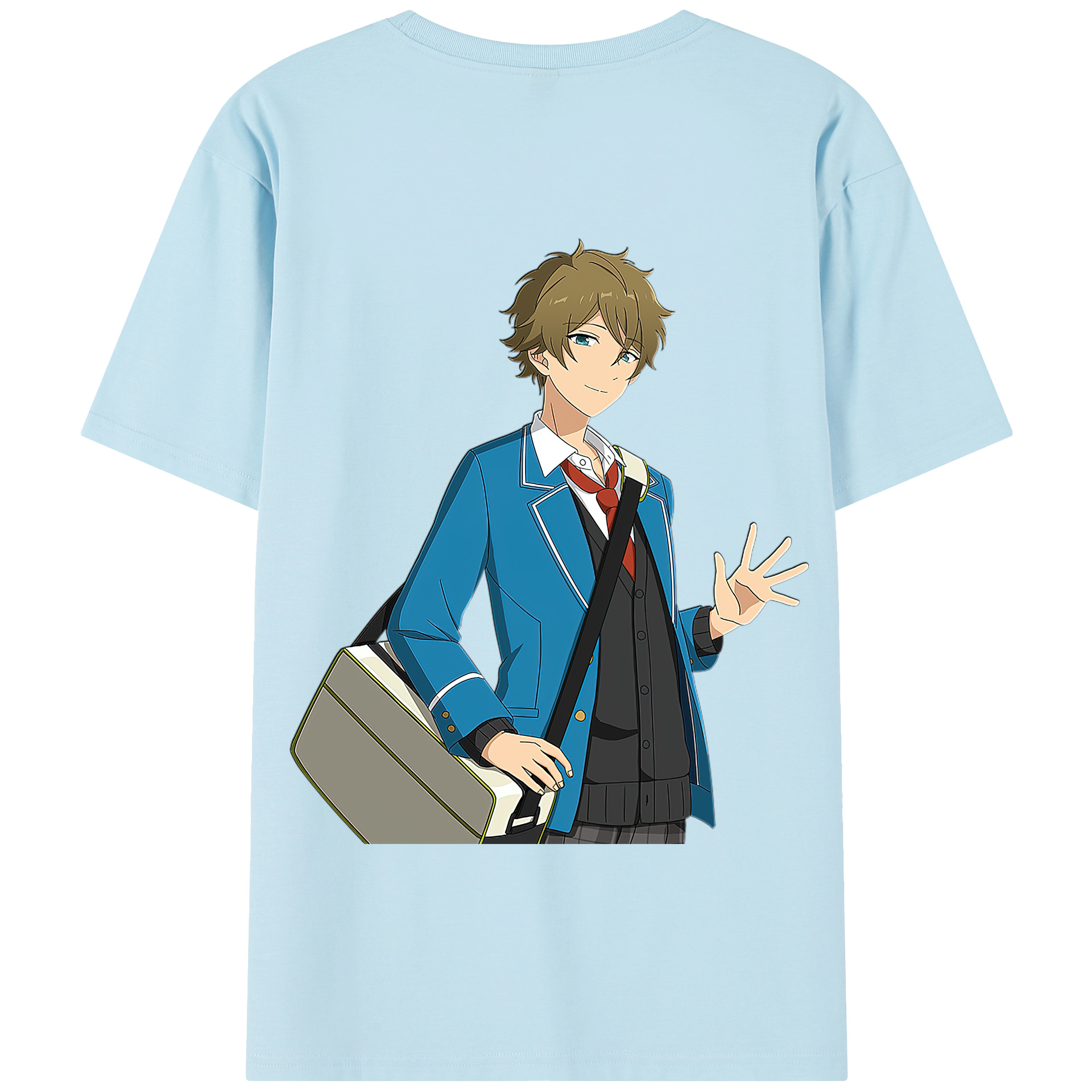 （画像用） あんさんぶるスターズ! Ensemble Stars 綿100％半袖Tシャツ（背面プリント）